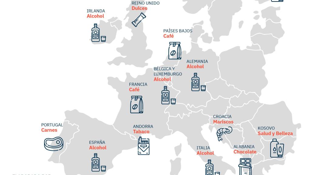 Mapa productos más robados.