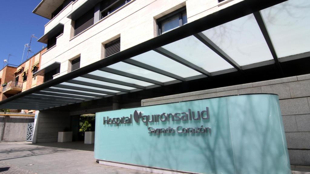 Fachada principal del Hospital Quirónsalud Sagrado Corazón.