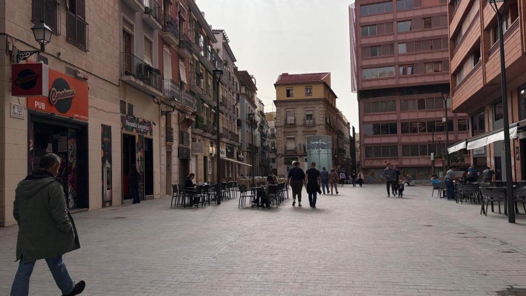 El centro de Alicante este martes.
