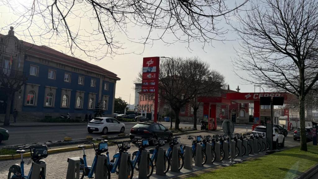 Estación provisional en la avenida do Porto