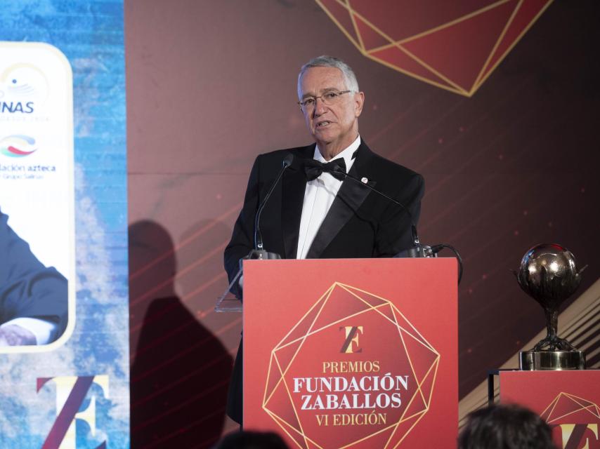 Discurso del premiado Internacional del patronato, don Ricardo Benjamín Salinas Pliego.