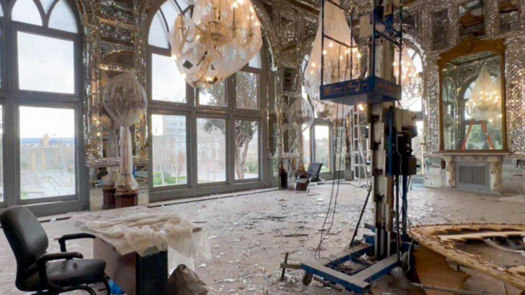 Interior del Palacio de Golestán de la capital de Irán, Teherán Foto: Europa Press / TASNIMNEWS / ZUMA PRESS / CONTACTOPHOTO