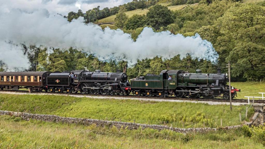 El histórico tren de Keighley&Worth Valley Railway.