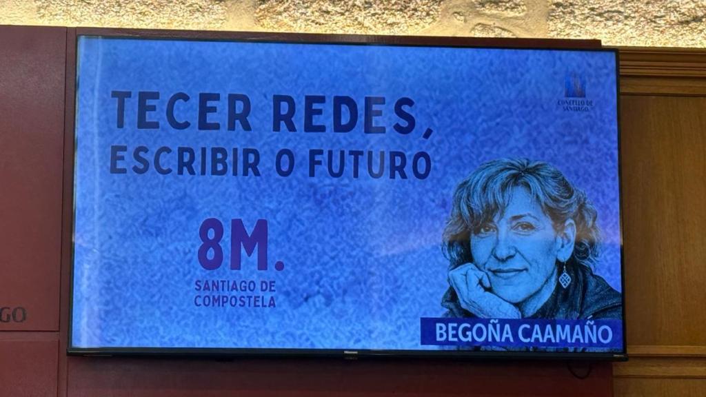 Cartel de la programación del 8M de 2026 de Santiago