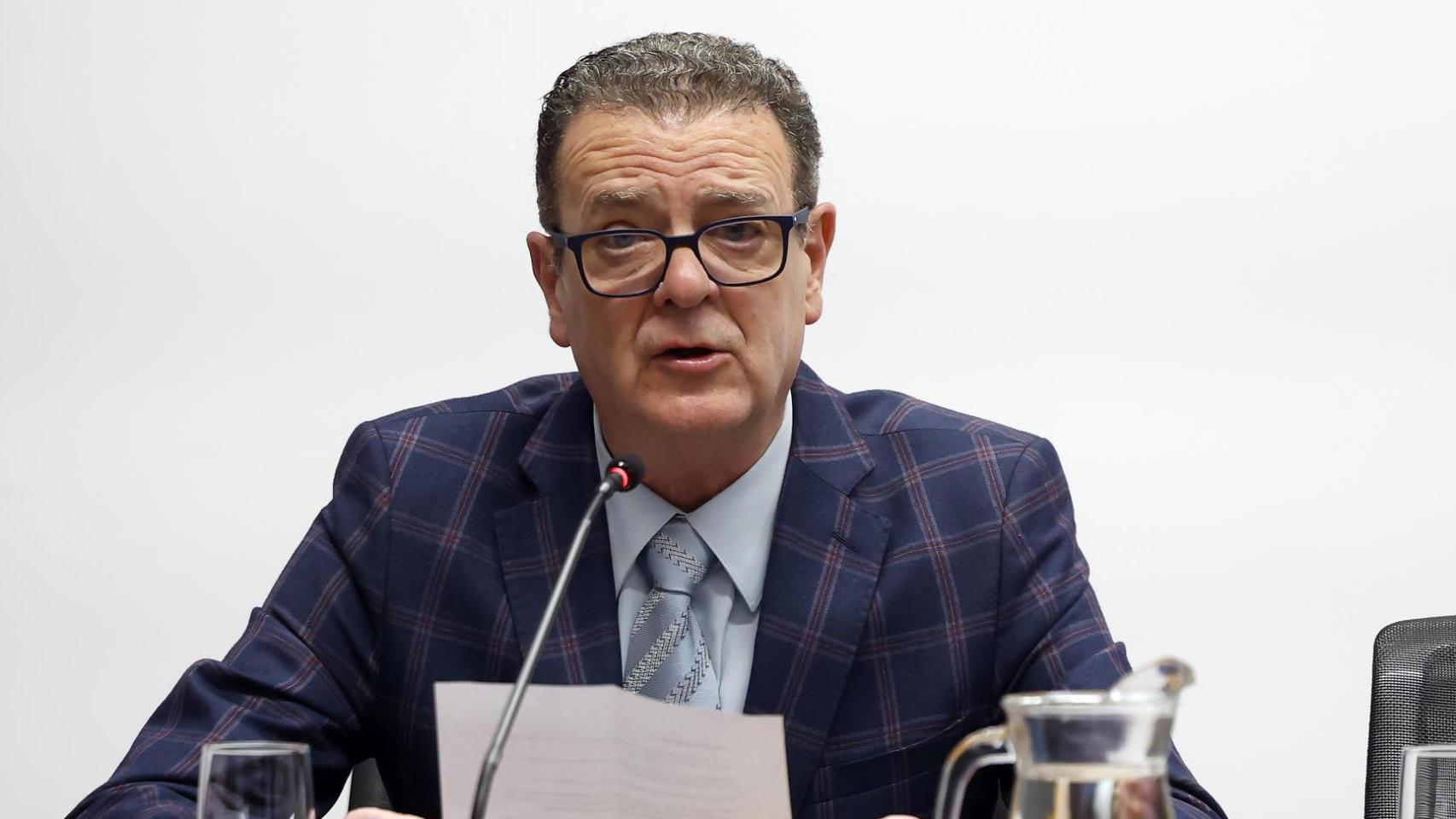 Moreno Purroy ha comparecido este martes en la Comisión de Investigación sobre licitación de obras públicas que se celebra en el Parlamento de Navarra