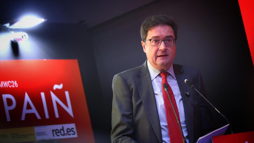 El ministro de Transformación Digital y Asuntos Públicos, Óscar López, en Mobile World Congress 2026.