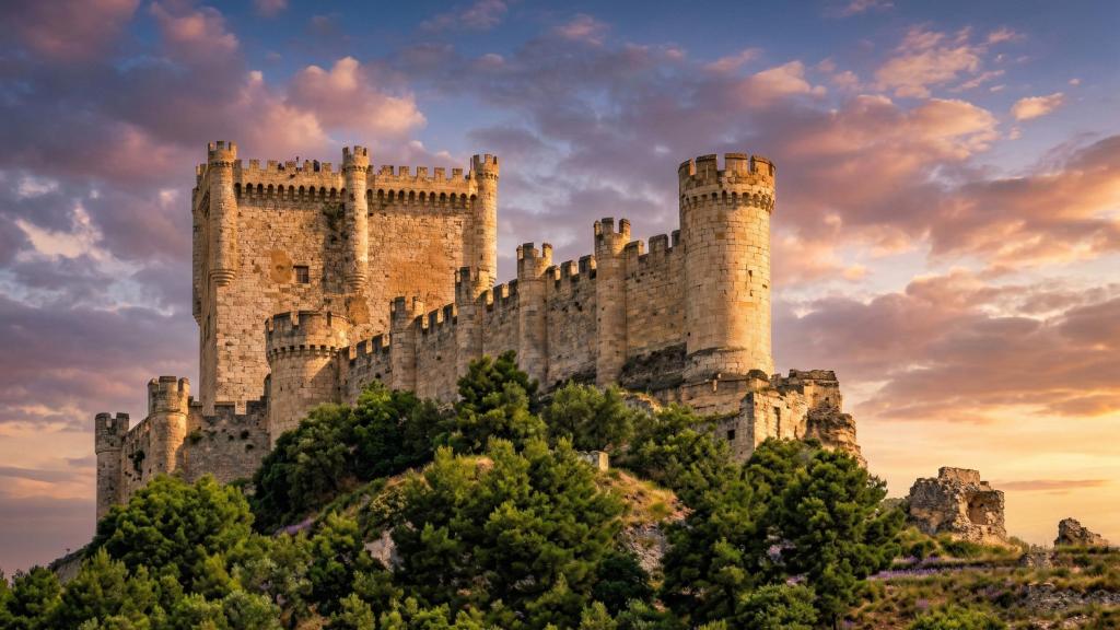 El Castillo de Peñafiel, en Valladolid.