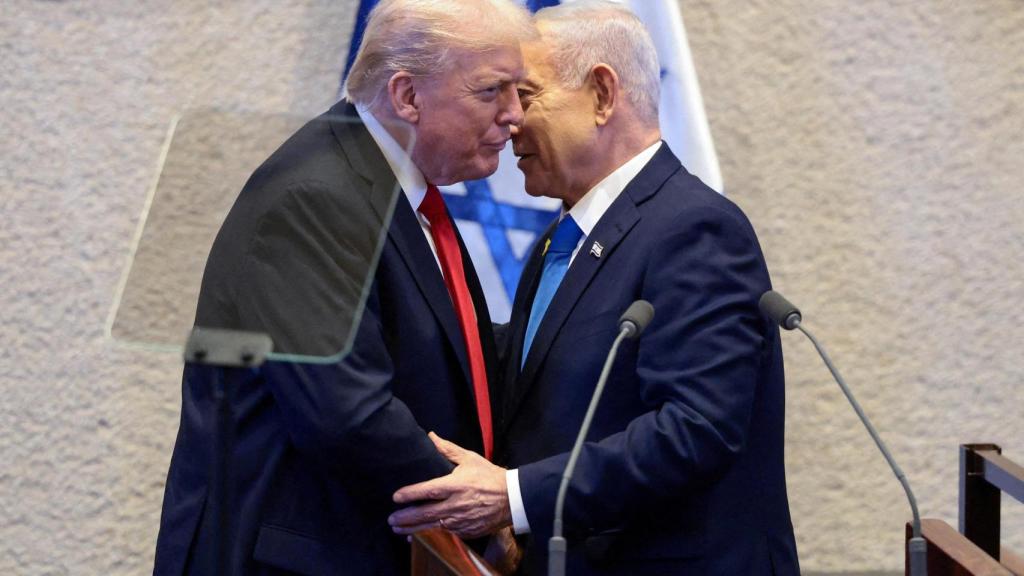Donald Trump and Benjamin Netanyahu in Jerusalem, in a file image.