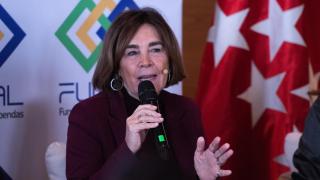 Charo Izquierdo durante su intervención en el evento