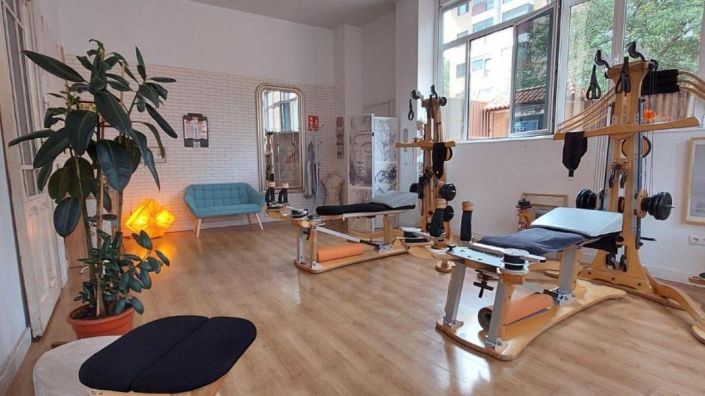 El estudio de Gyrotonic de Verónica González en Conde Orgaz, Madrid.