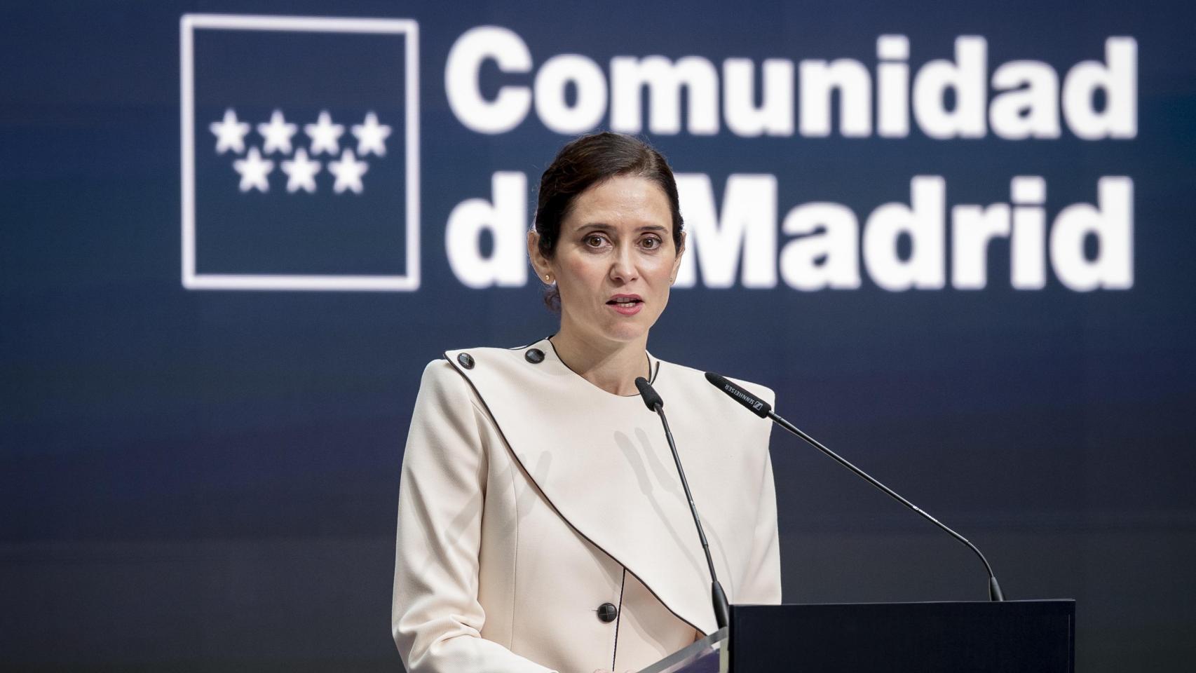 Isabel Díaz Ayuso durante un acto.