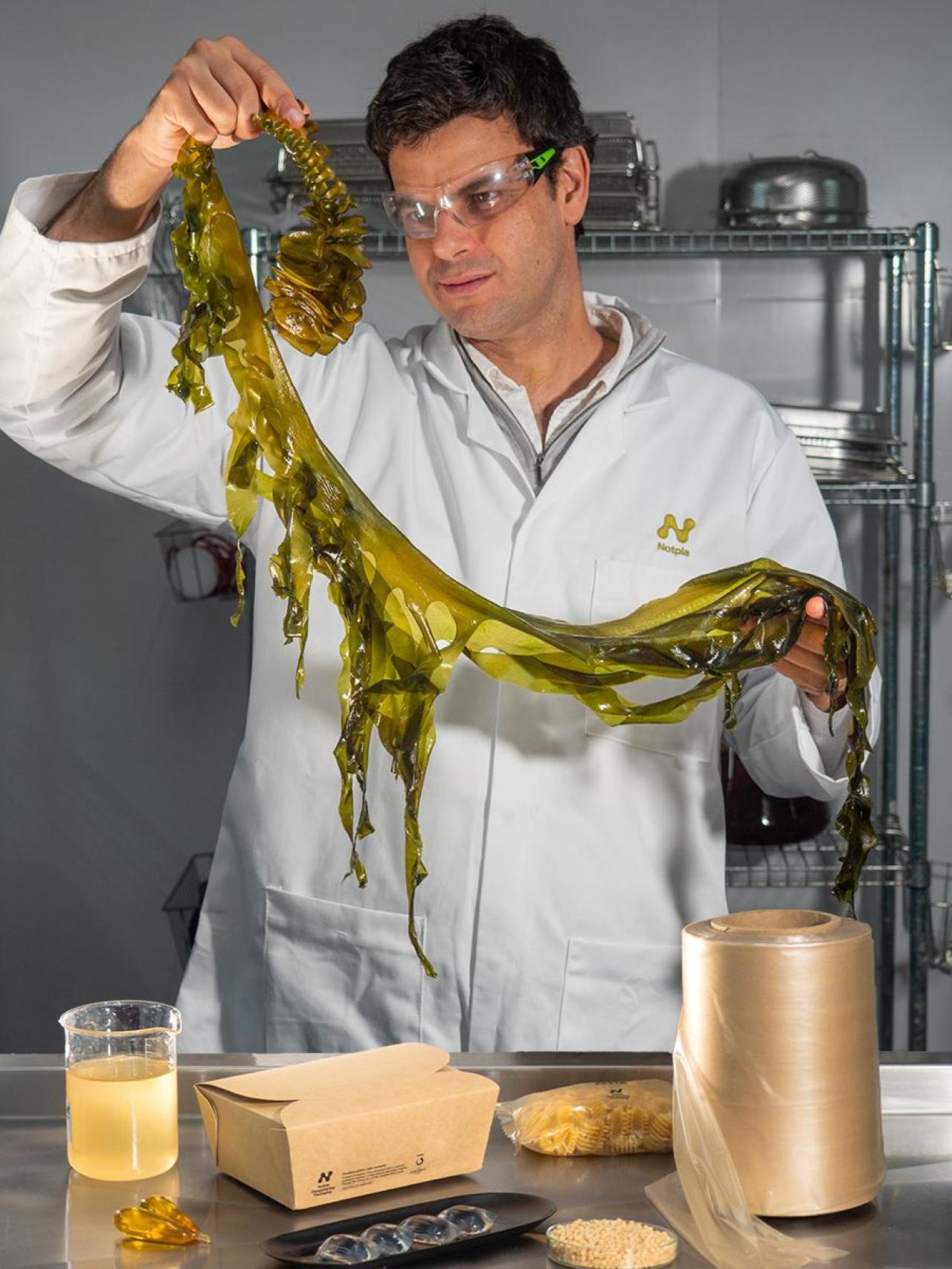 Rodrigo García en el laboratorio.