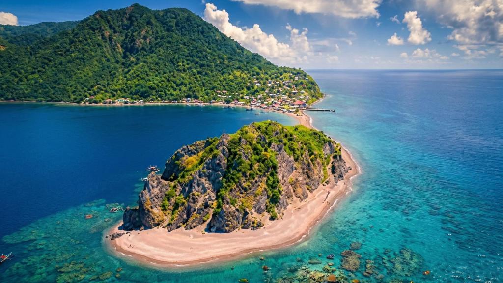 La isla Dominica, en el Caribe.