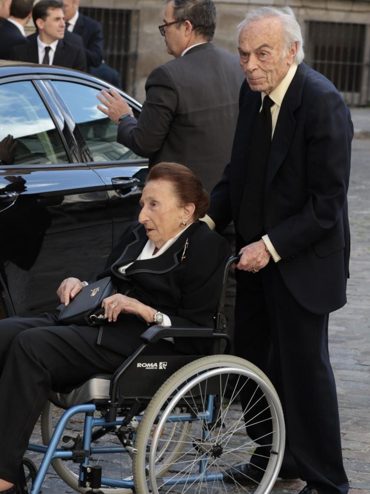 Margarita de Borbón con su marido, Carlos Zurita.
