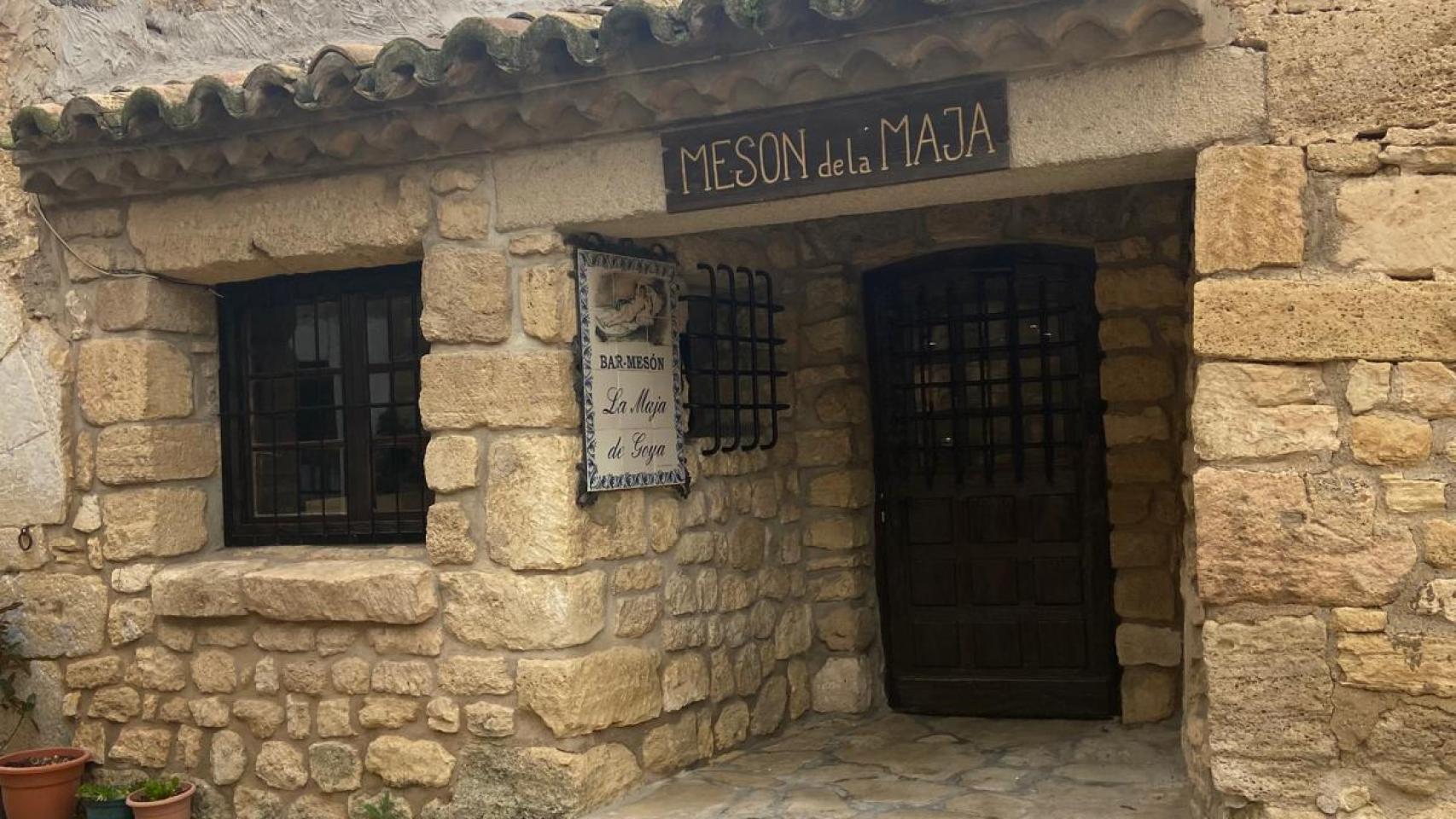 El 'Mesón de la Maja' de Fuendetodos.