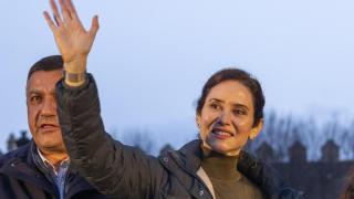 Isabel Díaz Ayuso esta tarde en Ávila