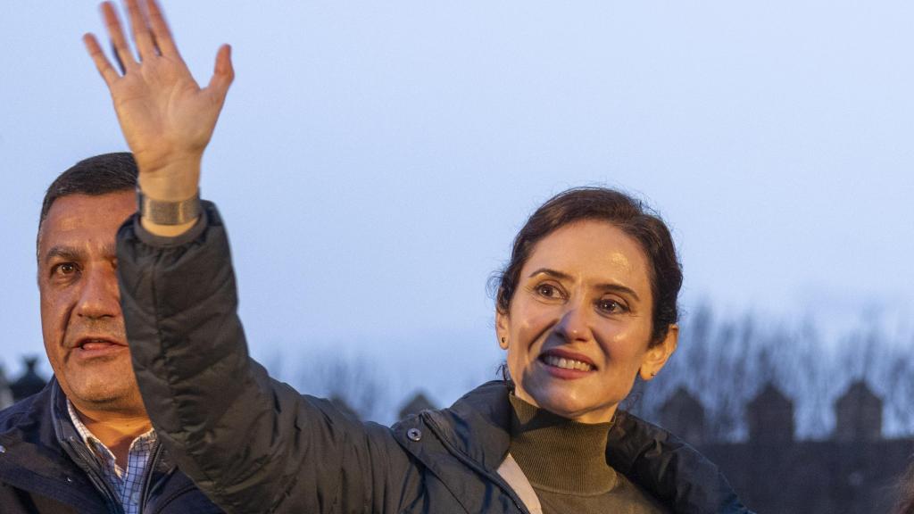Isabel Díaz Ayuso esta tarde en Ávila