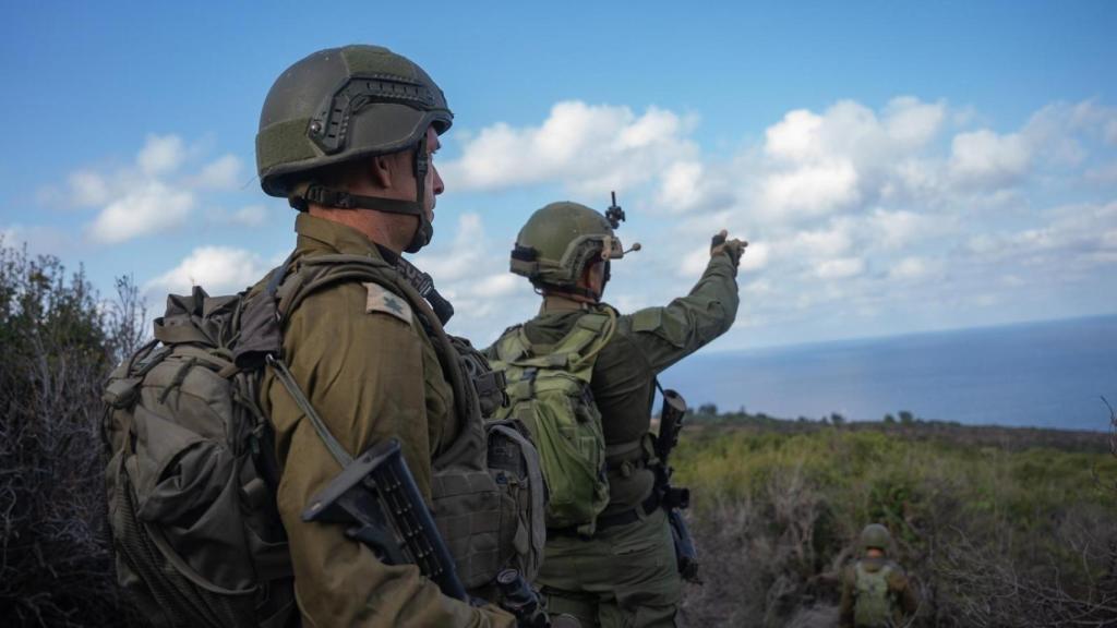 Israeli reservists during the operation in southern Lebanon in 2024.