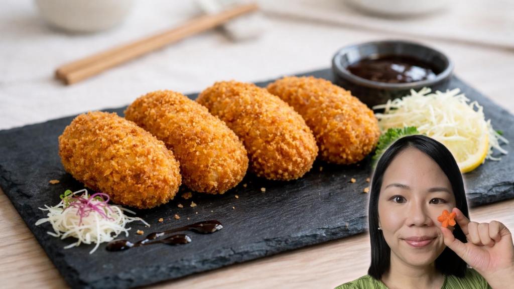 Risa, cocinera japonesa, en un montaje de El Español