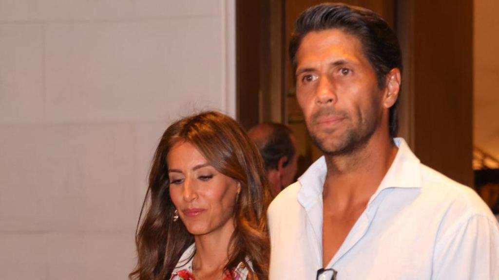 Ana Boyer y Fernando Verdasco en la preboda de Tamara Falcó.
