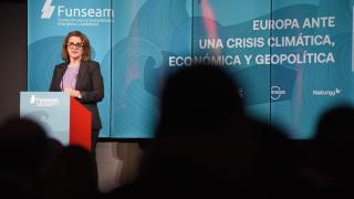 La vicepresidenta ejecutiva para una Transición Limpia, Justa y Competitiva de la Comisión Europea, Teresa Ribera.