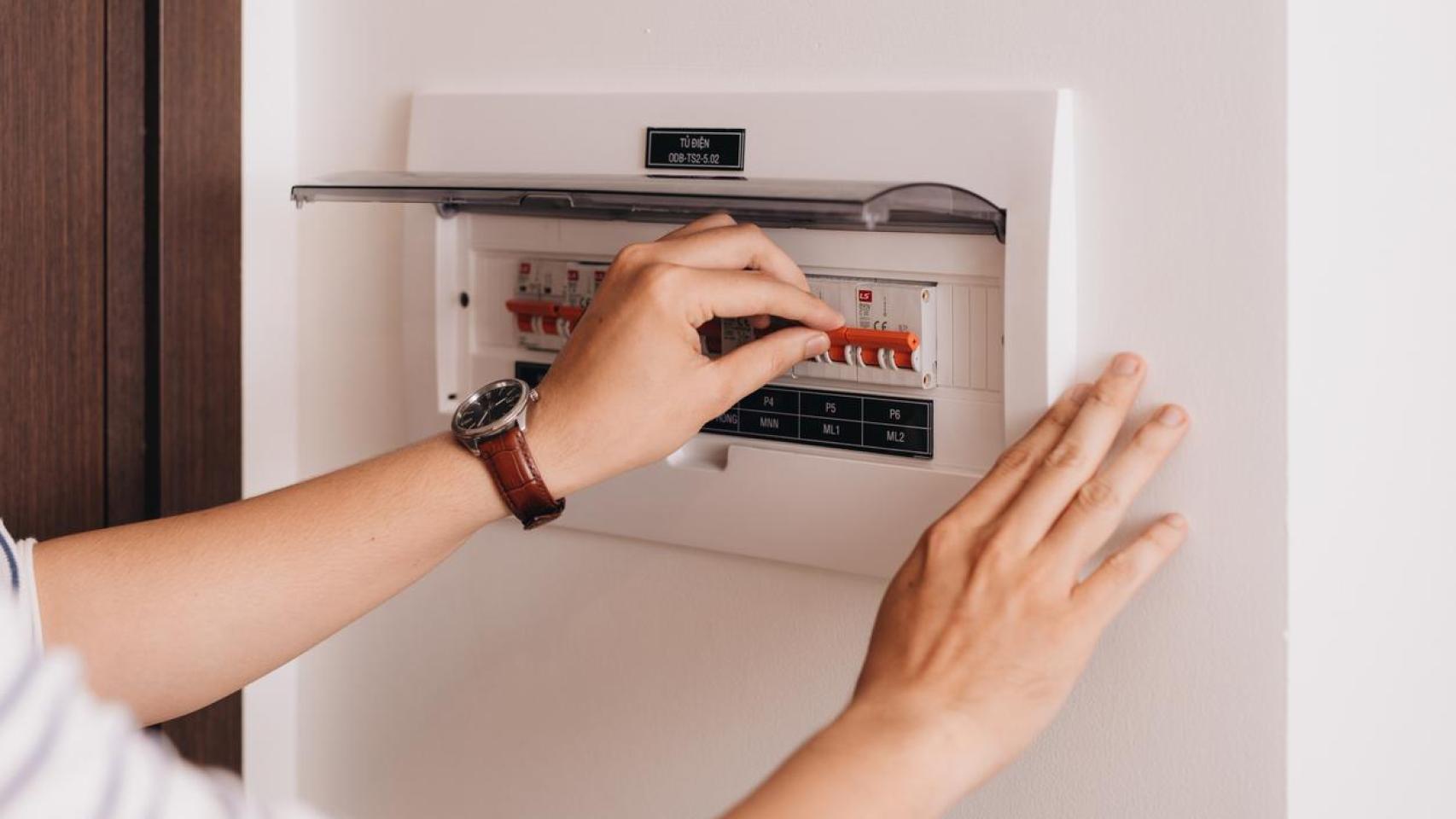 Un cuadro eléctrico.