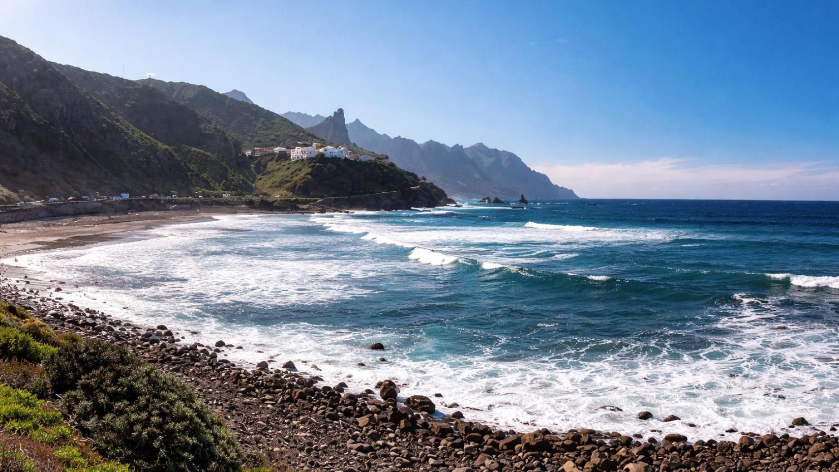 Costa rocosa en Tenerife.