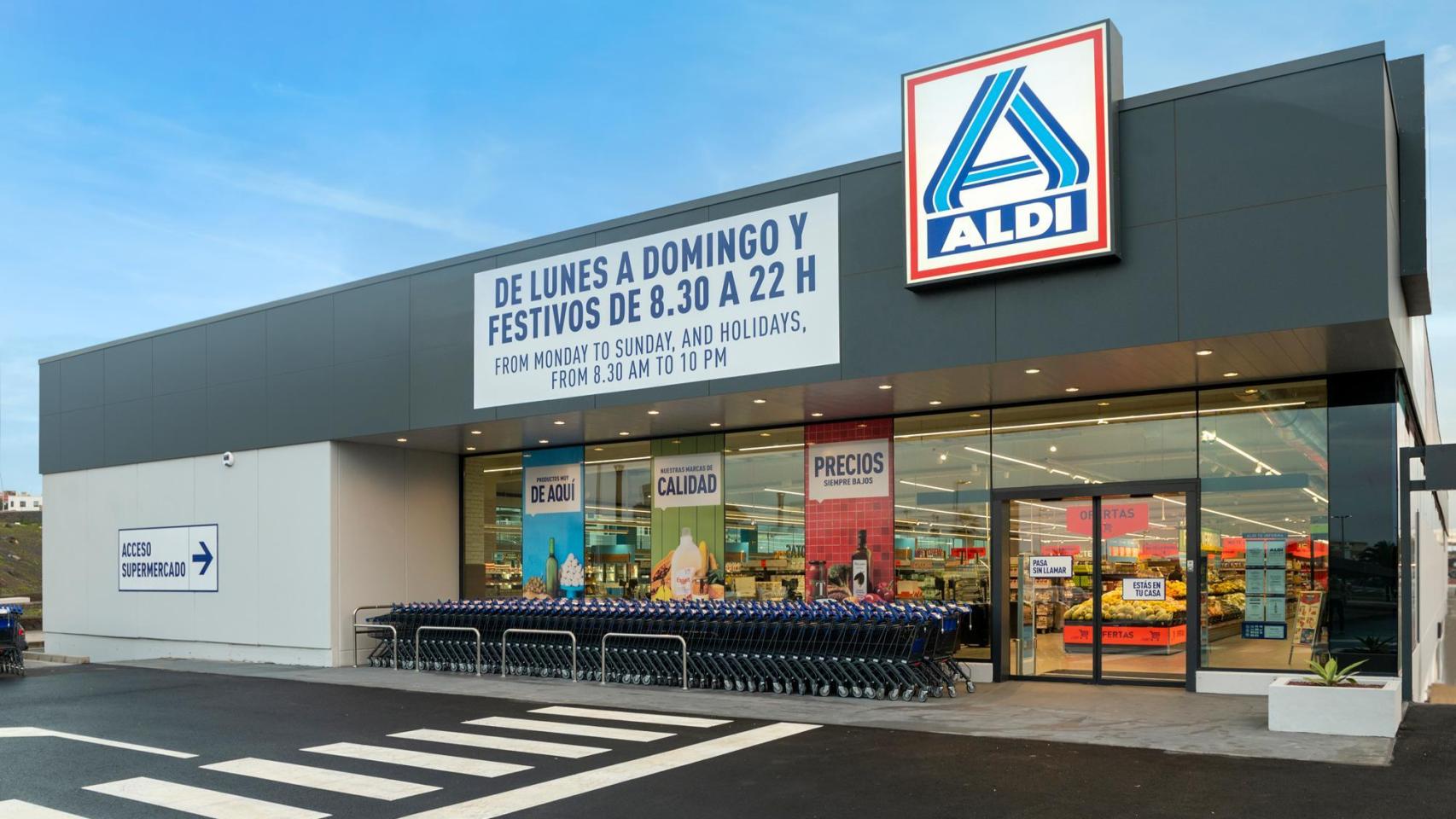 Fachada Aldi.