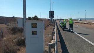 La Guardia Civil de Teruel investiga a un conductor por exceso de velocidad.