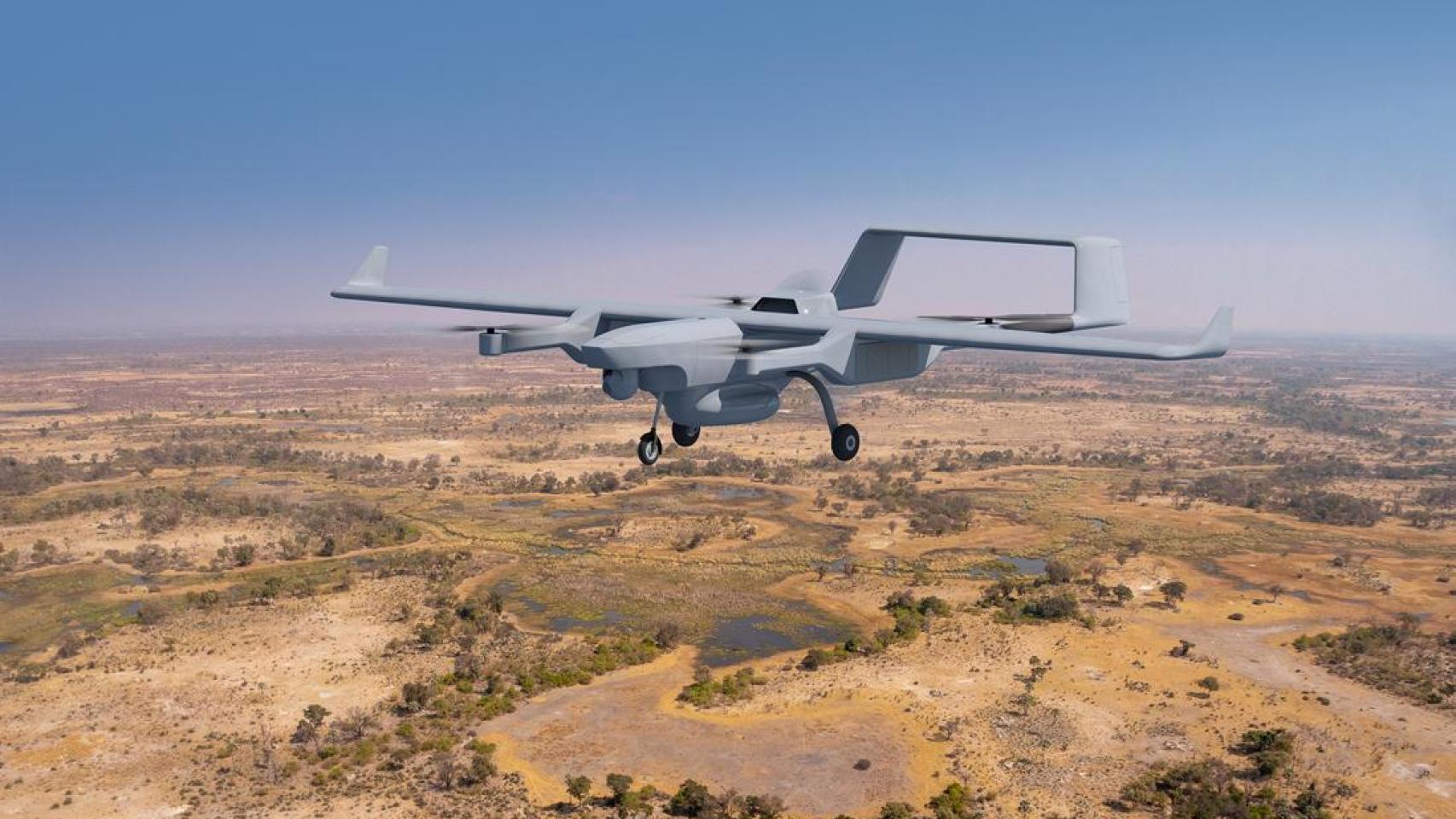 Ilustración del dron Capa-X