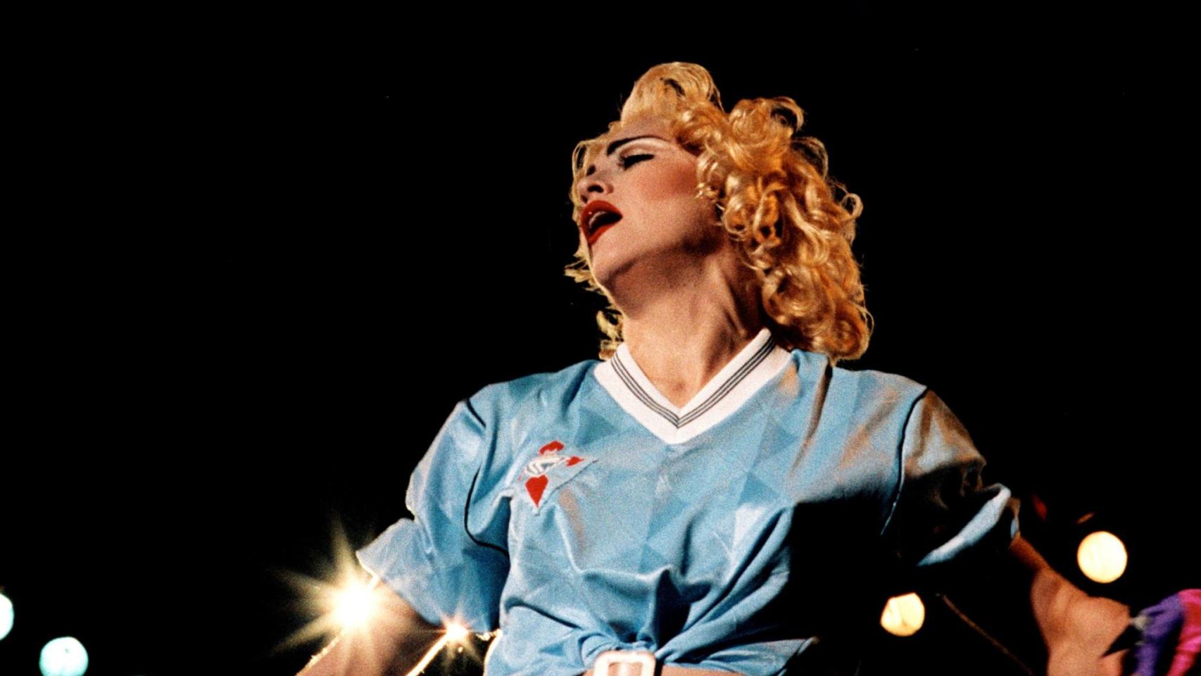 Madonna con la camiseta del Celta