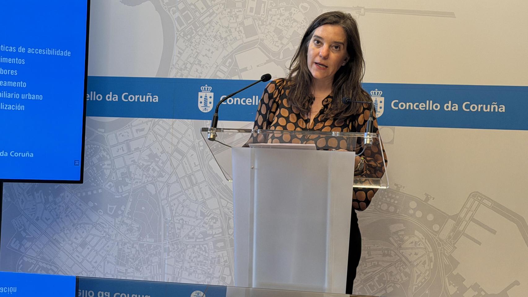 La alcaldesa de A Coruña, Inés Rey.