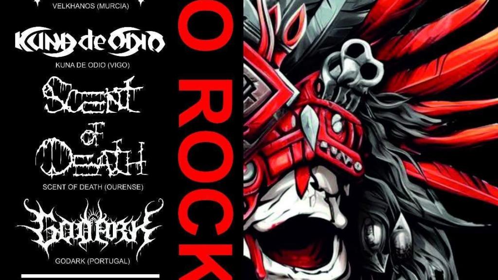 Cartel de la fiesta de VIGO ROCK CREW