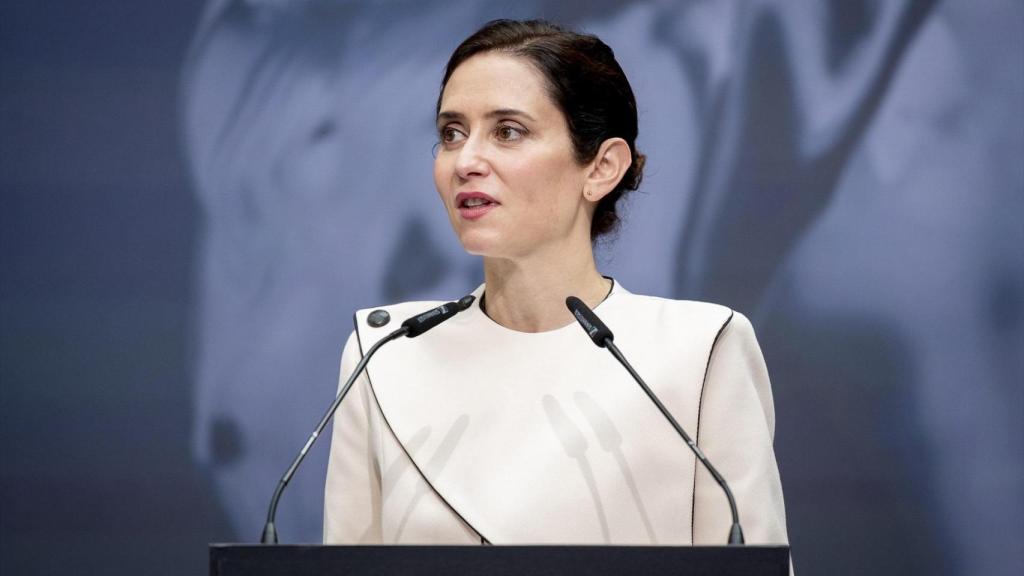 Isabel Diaz Ayuso durante la entrega de los Laureus World Sports Awards 2026