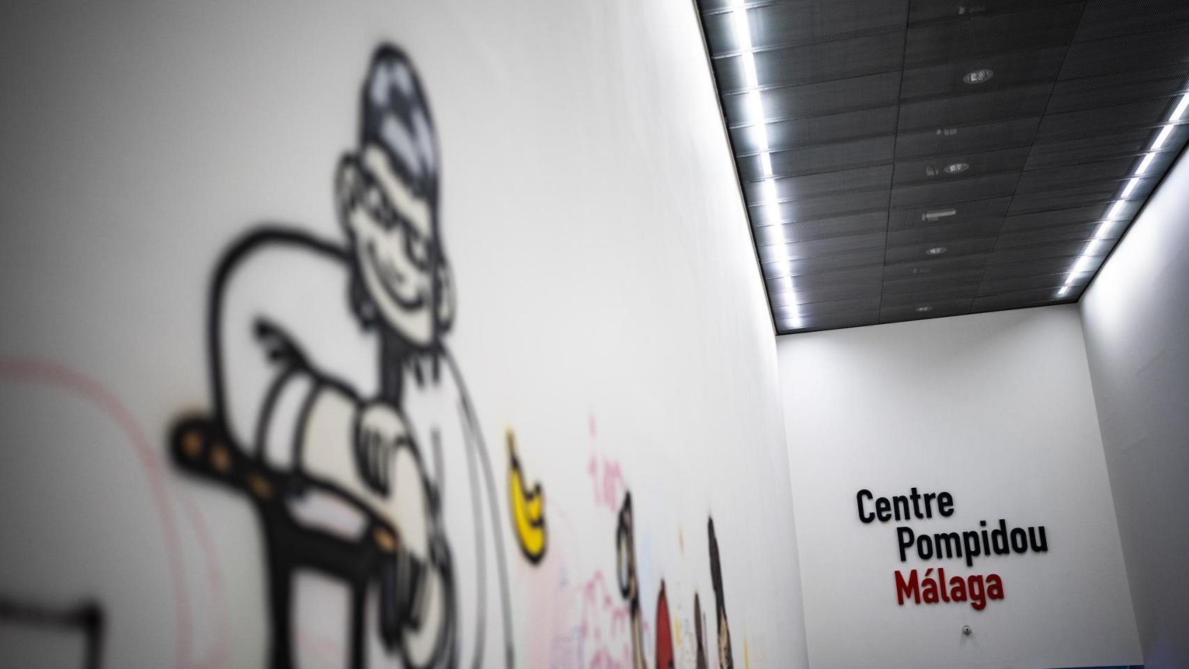 Imon Boy dibuja la Málaga más cotidiana en el Pompidou.