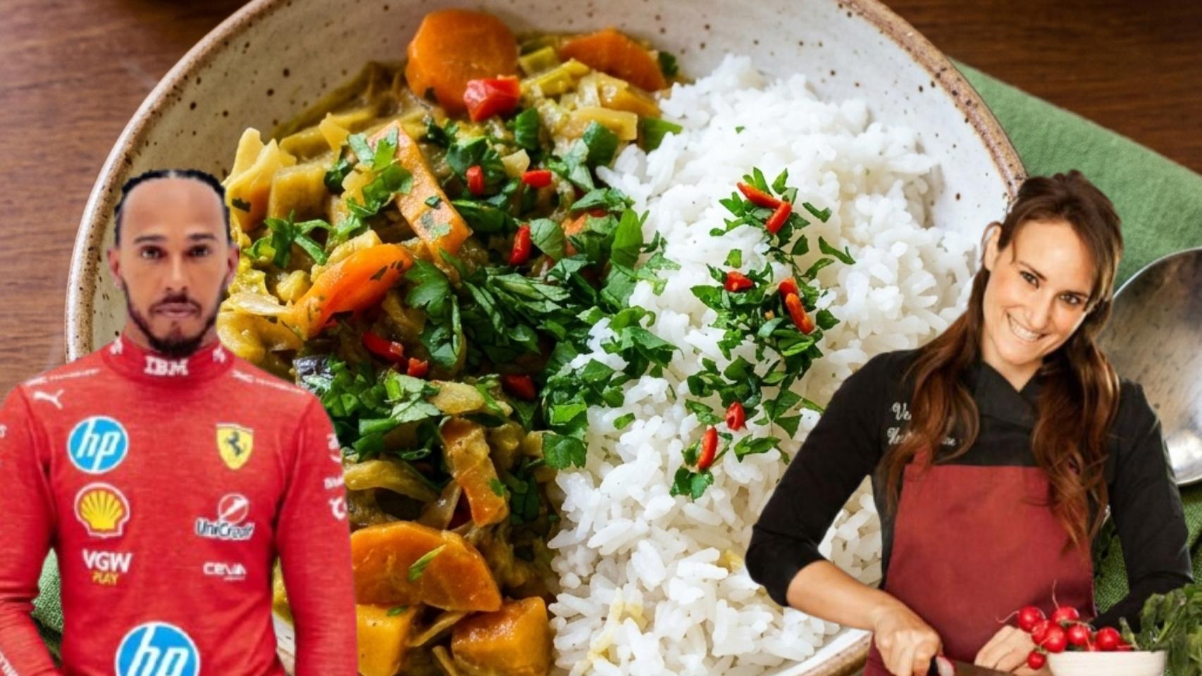 El curry vegetal, el plato favorito de Lewis Hamilton