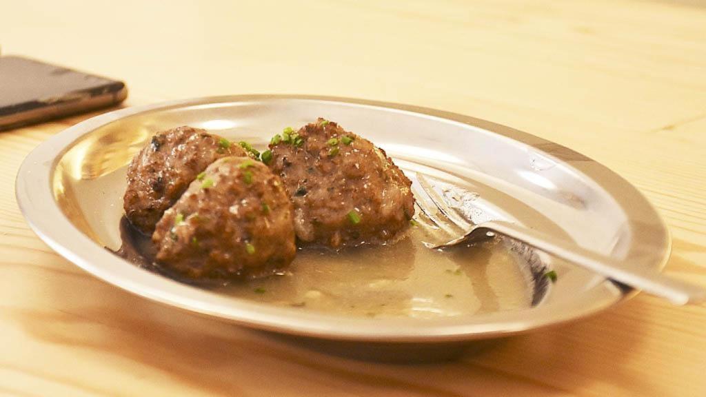 Las sabrosas albóndigas del Bar Patrón de Valladolid.