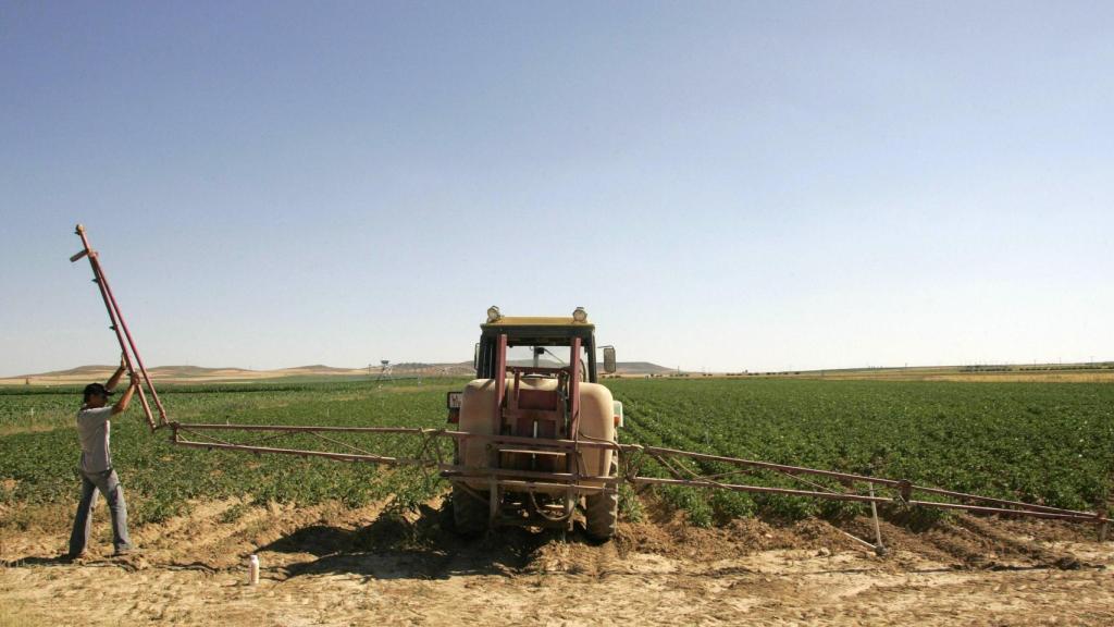 Agricultor del municipio vallisoletano de Villalbarba
