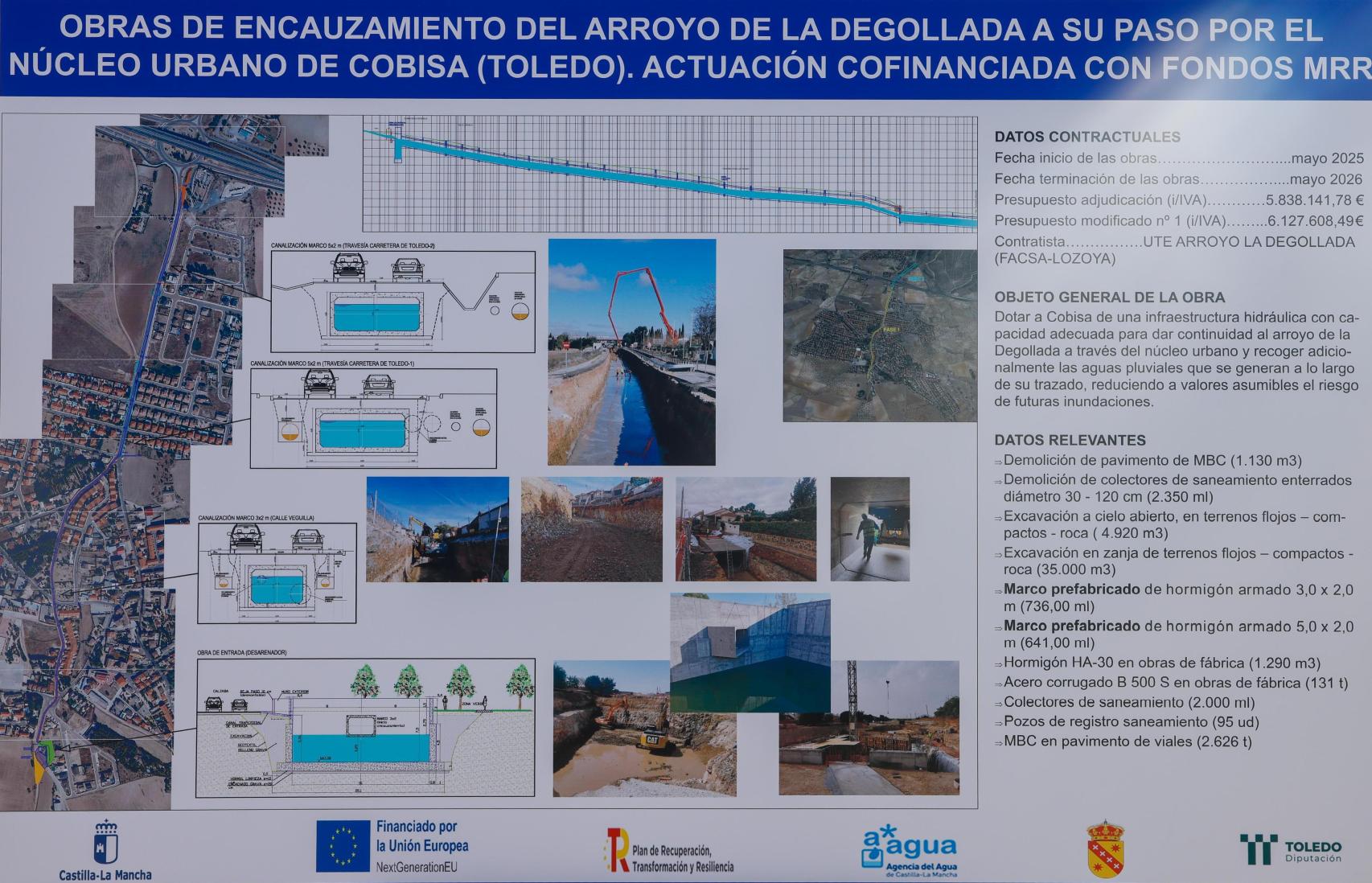 Los principales datos del proyecto, que acabará con la principal problemática de Cobisa.
