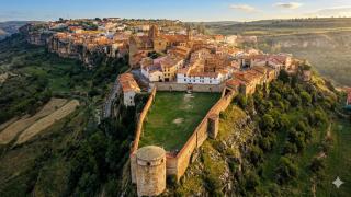 El castillo de Cantavieja, en Teruel.