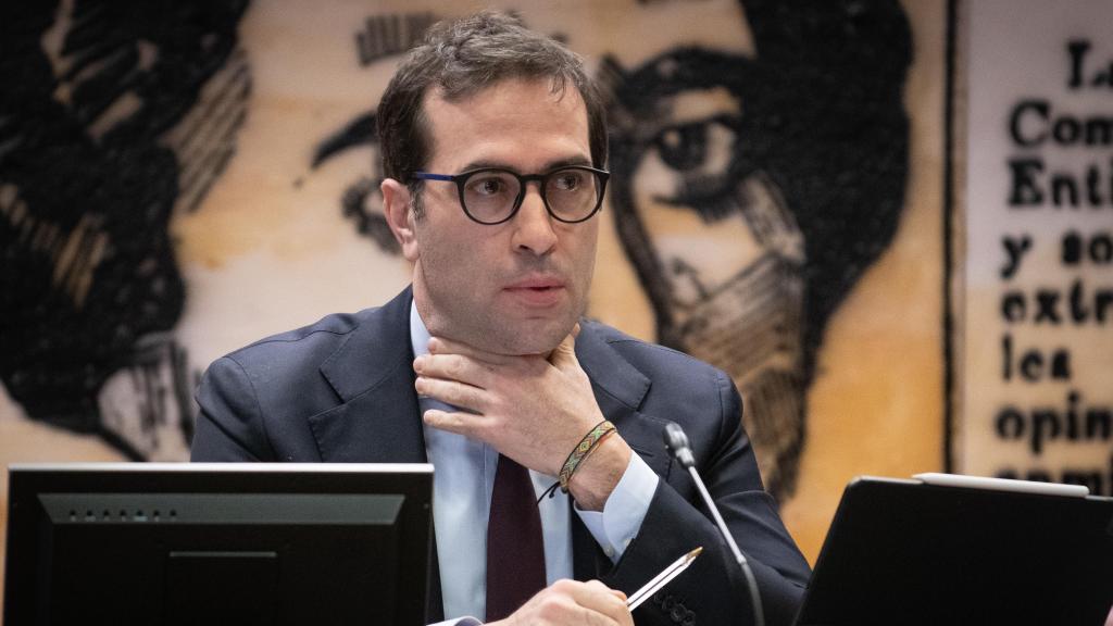 Carlos Cuerpo, ministro de Economía, en el Congreso.