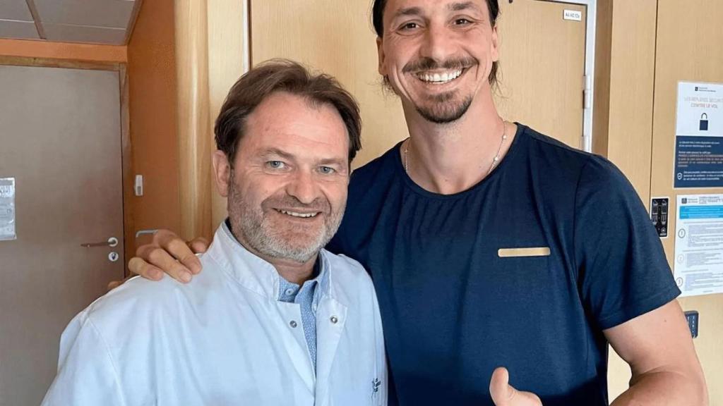Bertrand Sonnery-Cottet, con Ibrahimovic.