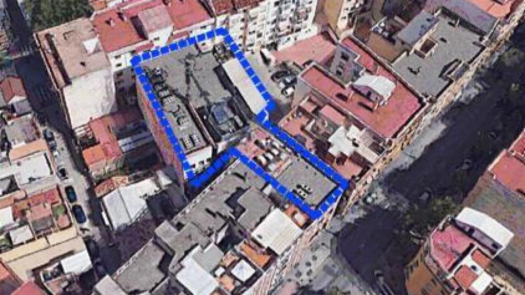 Parcelas afectadas por el nuevo proyecto inmobiliario en Málaga.