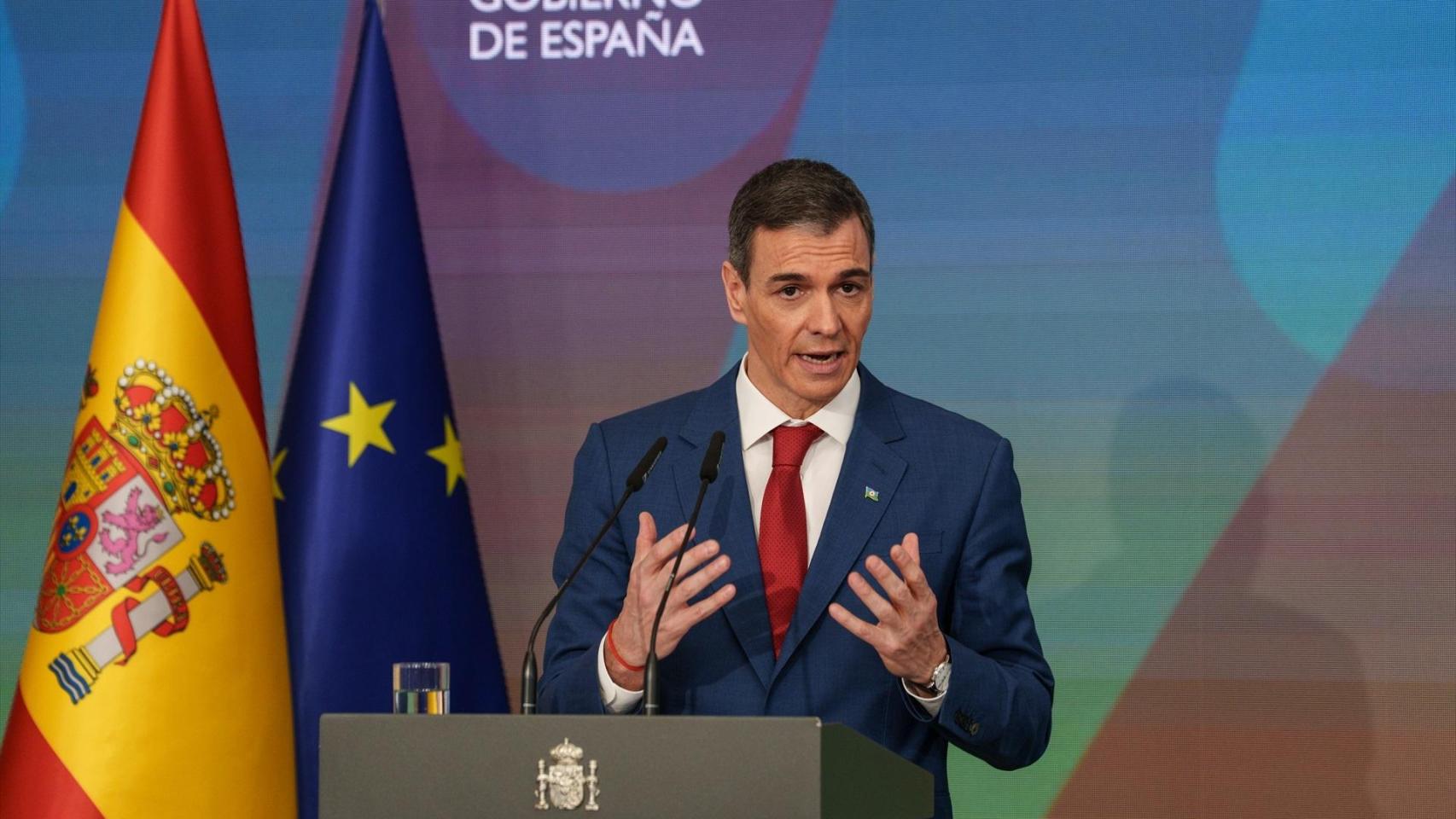 Imagen de archivo del presidente del Gobierno Pedro Sánchez. EE