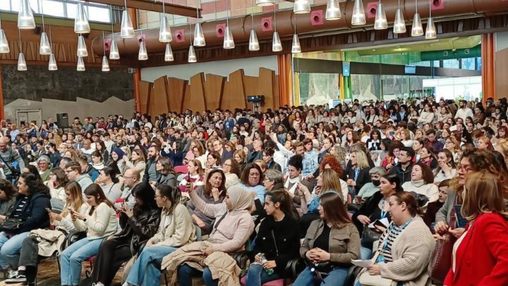Asistentes a la Feria del Empleo en una edición anterior.