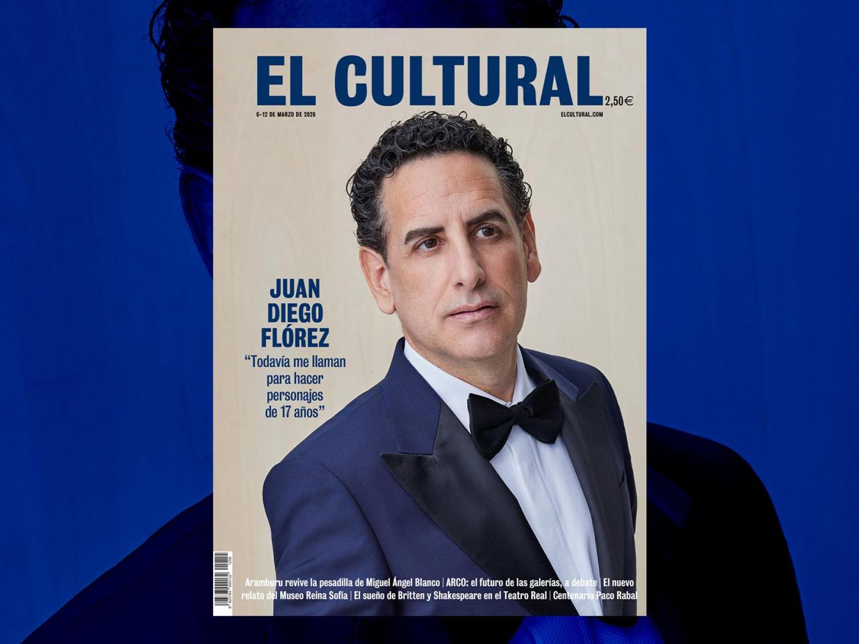 Portada de El Cultural del 6 de marzo de 2026. Juan Diego Flórez fotografiado por Gregor Hohenberg