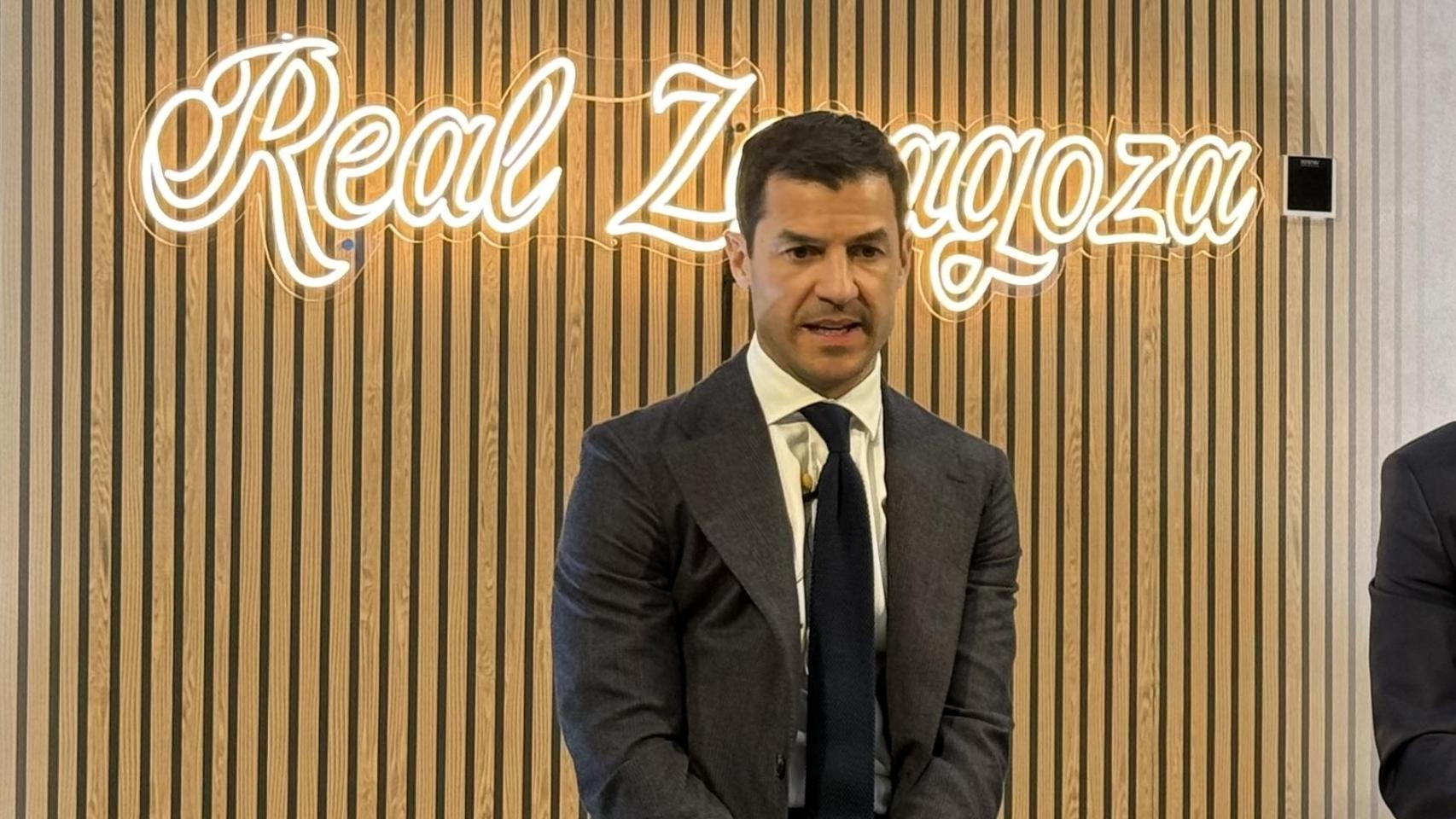 Fernando López, director general del Real Zaragoza.