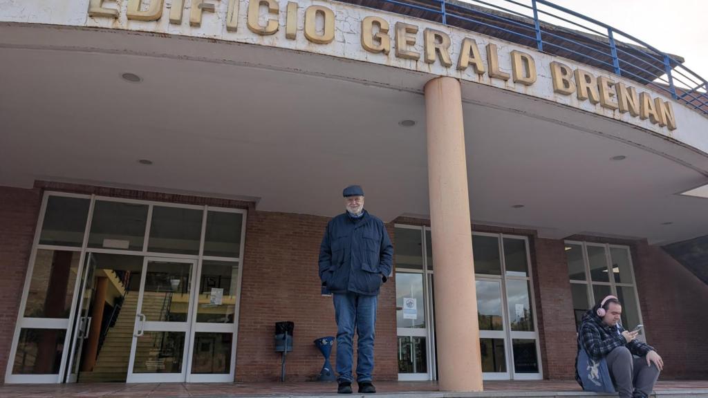 Manolo, en su aulario.