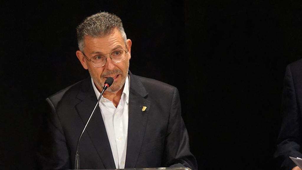 Manuel Pineda, en uno de sus actos como alcalde de Rafal.
