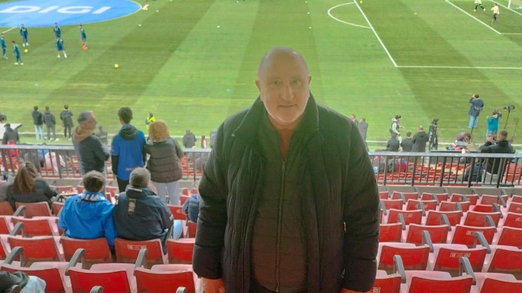 Arturo Requejo, aficionado del Real Oviedo que pudo estar presente en el partido de Vallecas.